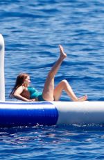 ISLA FISHER in Swimsuit in St. Tropez 08/22/2015