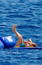 ISLA FISHER in Swimsuit in St. Tropez 08/22/2015