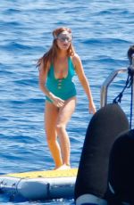 ISLA FISHER in Swimsuit in St. Tropez 08/22/2015
