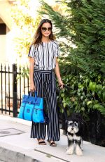 JAMIE CHUNG Walks Her Dog Out in Sherman Oaks 08/03/2015