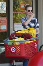 JANUARY JONES Leaves a Target in Sherman Oaks 08/11/2015