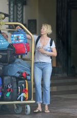 JENNA ELFMAN Leaves Her Hotel in Hawaii 08/27/2015