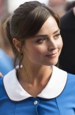 JENNA LOUISE COLEMAN on the Set of Doctor Who in Cardif 08/17/2015
