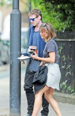 JENNA LOUISE COLEMN Out and About in London 08/16/2015