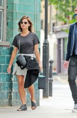 JENNA LOUISE COLEMN Out and About in London 08/16/2015