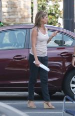 JENNIFER ANISTON on the Set of Mothers Day in Atlanta 08/27/2015