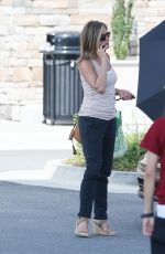 JENNIFER ANISTON on the Set of Mothers Day in Atlanta 08/27/2015