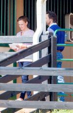 JENNIFER GARNER on the Set of Miracles from Heaven 08/11/2015 