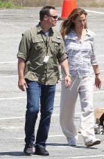 JENNIFER GARNER on the Set of Miracles from Heaven in Atlanta 08/02/2015
