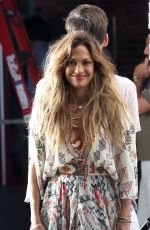 JENNIFER LOPEZ on the Set of Her El Mismo Sol Music Video 08/25/2015