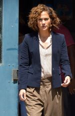 JENNIFER LOPEZ on the Set of Shades of Blue in New York 07/31/2015