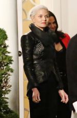 JENNIFER MORRISON on the Set of Once Upon a Time 08/26/2015