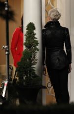 JENNIFER MORRISON on the Set of Once Upon a Time 08/26/2015