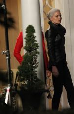 JENNIFER MORRISON on the Set of Once Upon a Time 08/26/2015