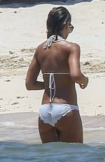 JESSICA ALBA in Bikini at a Beach in Cancun 08/15/2015