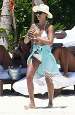 JESSICA ALBA in Bikini at a Beach in Cancun 08/15/2015