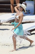 JESSICA ALBA in Bikini at a Beach in Cancun 08/15/2015