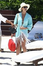 JESSICA ALBA in Bikini at a Beach in Cancun 08/15/2015