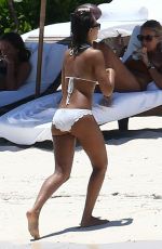 JESSICA ALBA in Bikini at a Beach in Cancun 08/15/2015