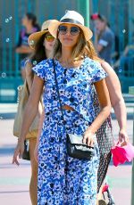 JESSICA ALBA Out and About in Disneyland 08/18/2015