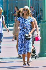 JESSICA ALBA Out and About in Disneyland 08/18/2015