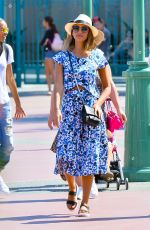 JESSICA ALBA Out and About in Disneyland 08/18/2015