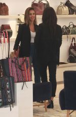 JESSICA ALBA Shopping at Rebecca Minkoff Store in Hollywood 08/25/2015