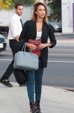 JESSICA ALBA Shopping at Rebecca Minkoff Store in Hollywood 08/25/2015
