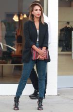 JESSICA ALBA Shopping at Rebecca Minkoff Store in Hollywood 08/25/2015