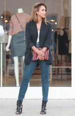 JESSICA ALBA Shopping at Rebecca Minkoff Store in Hollywood 08/25/2015