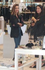 JESSICA ALBA Shopping at Rebecca Minkoff Store in Hollywood 08/25/2015
