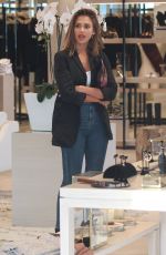 JESSICA ALBA Shopping at Rebecca Minkoff Store in Hollywood 08/25/2015