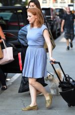 JESSICA CHASTAIN Out and About in New York 08/02/2015