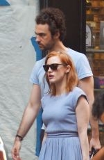 JESSICA CHASTAIN Out and About in New York 08/02/2015