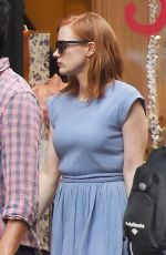 JESSICA CHASTAIN Out and About in New York 08/02/2015