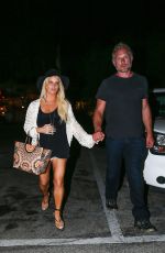 JESSICA SIMPSON Night Out in Calabasas 08/18/2015