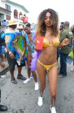 JOURDAN DUNN in Bikini at Kadooment Day in Barbados 08/03/2015