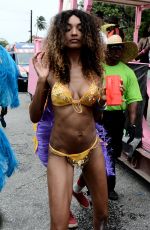 JOURDAN DUNN in Bikini at Kadooment Day in Barbados 08/03/2015