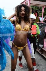 JOURDAN DUNN in Bikini at Kadooment Day in Barbados 08/03/2015