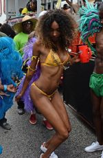 JOURDAN DUNN in Bikini at Kadooment Day in Barbados 08/03/2015