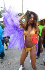 JOURDAN DUNN in Bikini at Kadooment Day in Barbados 08/03/2015