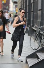 JU:IANNA MARGUILES Arrives at a Gym in New York 08/07/2015
