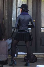 JULIA GOLDANI on the Set of The Affair in New York 08/27/2015