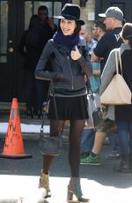 JULIA GOLDANI on the Set of The Affair in New York 08/27/2015