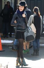 JULIA GOLDANI on the Set of The Affair in New York 08/27/2015