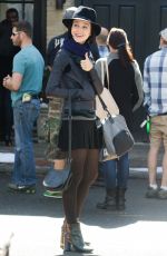 JULIA GOLDANI on the Set of The Affair in New York 08/27/2015