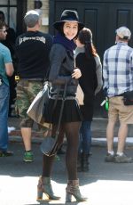JULIA GOLDANI on the Set of The Affair in New York 08/27/2015