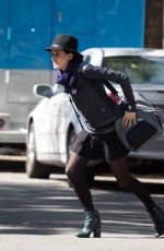 JULIA GOLDANI on the Set of The Affair in New York 08/27/2015