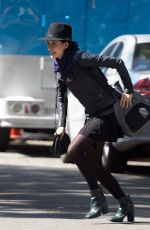 JULIA GOLDANI on the Set of The Affair in New York 08/27/2015
