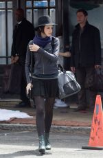 JULIA GOLDANI on the Set of The Affair in New York 08/27/2015